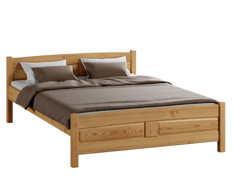 Postel z masivu 160x200 Květa olše s roštem