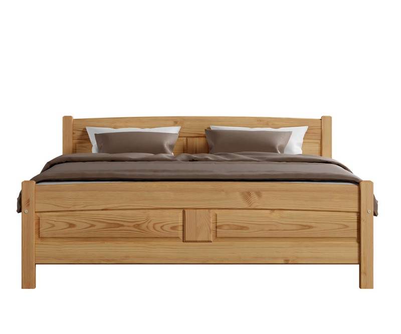 Postel z masivu 160x200 Květa olše s roštem