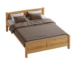 Postel z masivu 160x200 Květa olše s roštem