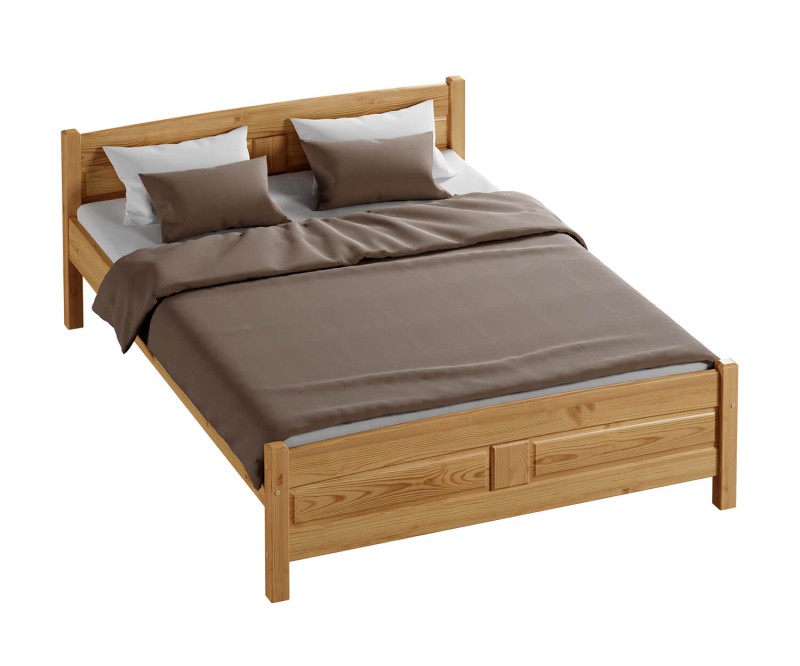 Postel z masivu 160x200 Květa olše s roštem