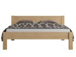 Postel z masivu 140x200 Viktoria borovice s roštem