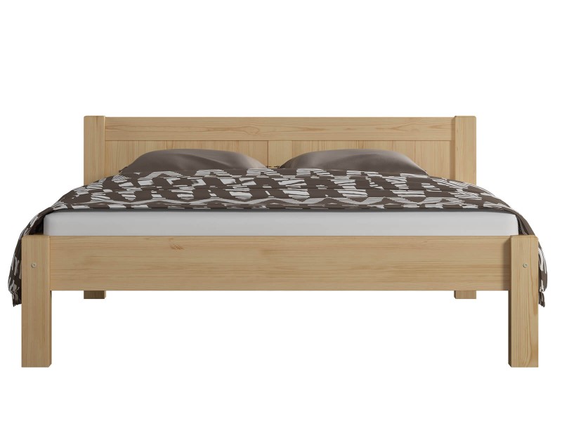 Postel z masivu 140x200 Viktoria borovice s roštem