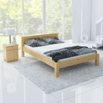 Postel z masivu 140x200 Viktoria borovice s roštem