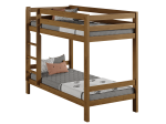 Dřevěná patrová postel 90x200 dub