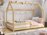 Dětská postel Domeček 160x80 D5 borovice s roštem