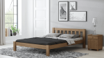 Postel z masivu 140x200 Alena dub s roštem
