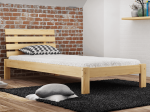 Postel z masivu 90x200 Karla borovice s roštem