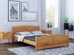 Postel z masivu 180x200 Mela olše s roštem