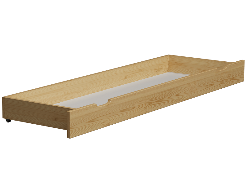 Šuplík pod postel 198 cm borovice