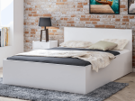 Postel 160x200 DM1 bílá s roštem
