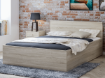 Postel 120x200 DM1 dub sonoma s roštem