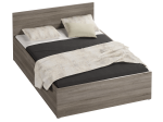 Postel 160x200 DM1 lanýžový dub s roštem