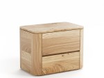 Noční stolek z masivního dubového dřeva Monza