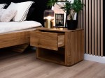 Noční stolek z masivního dubového dřeva Rosario B