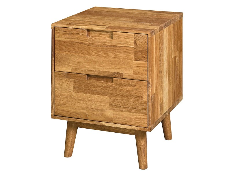 Dubová noční skříňka Bergen intenzivní olej