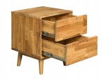 Dubová noční skříňka Bergen intenzivní olej