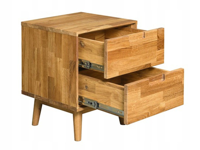 Dubová noční skříňka Bergen intenzivní olej