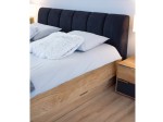 Dubová postel se zásuvkami 180x200 Asti