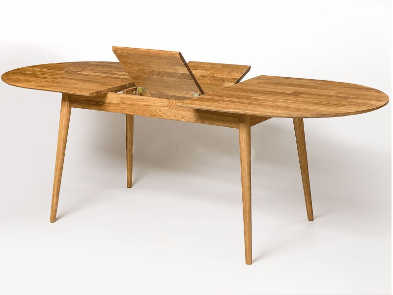 Dubový skládací stůl 170/210x90 Bergen intenzivní olej