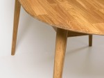 Dubový skládací stůl 170/210x90 Bergen intenzivní olej