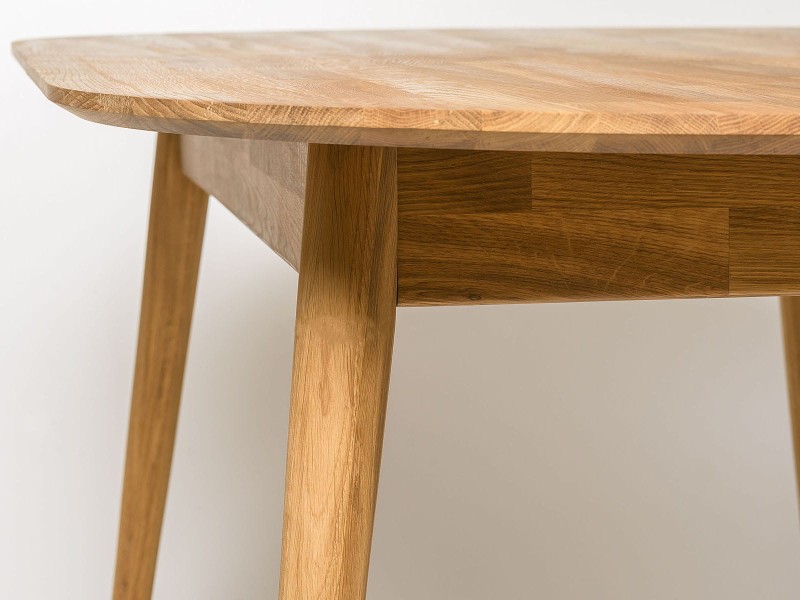 Dubový skládací stůl 170/210x90 Bergen intenzivní olej