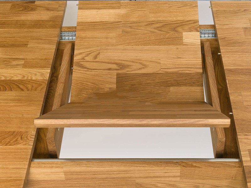 Dubový skládací stůl 170/210x90 Bergen intenzivní olej