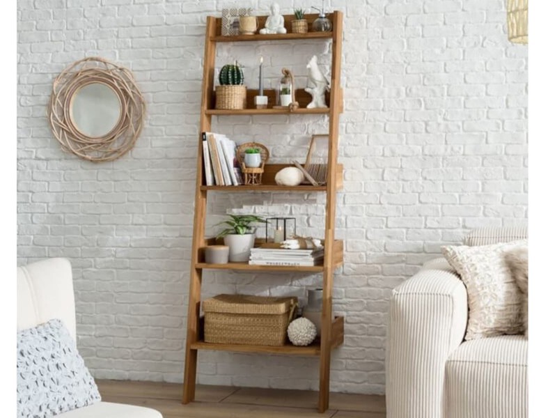 Dubová moderní knihovna Bergen intenzivní olej