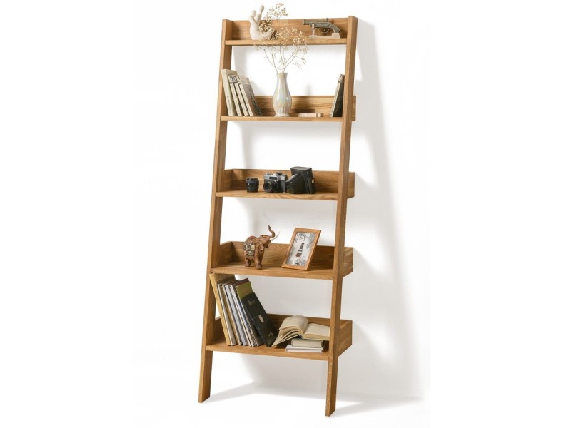 Dubová moderní knihovna Bergen intenzivní olej