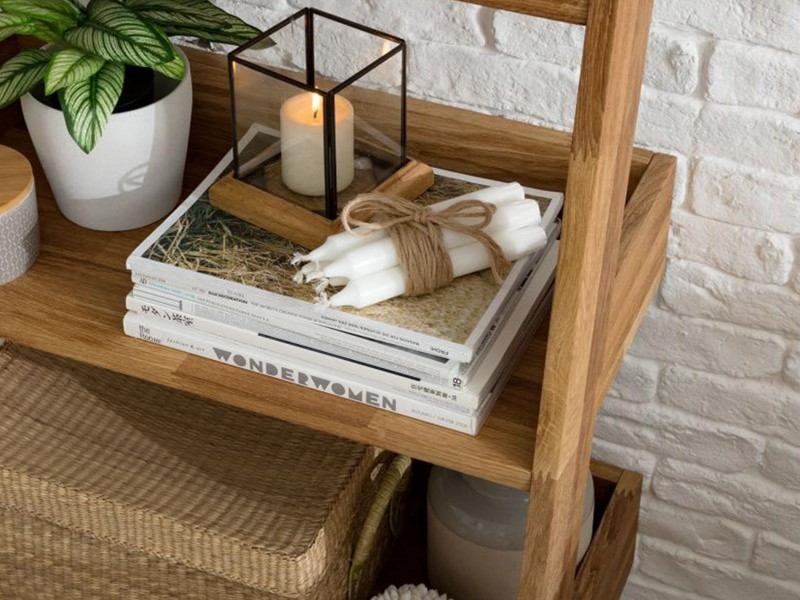 Dubová moderní knihovna Bergen intenzivní olej