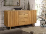 Dubová komoda 4S 2D Bergen intenzivní olej