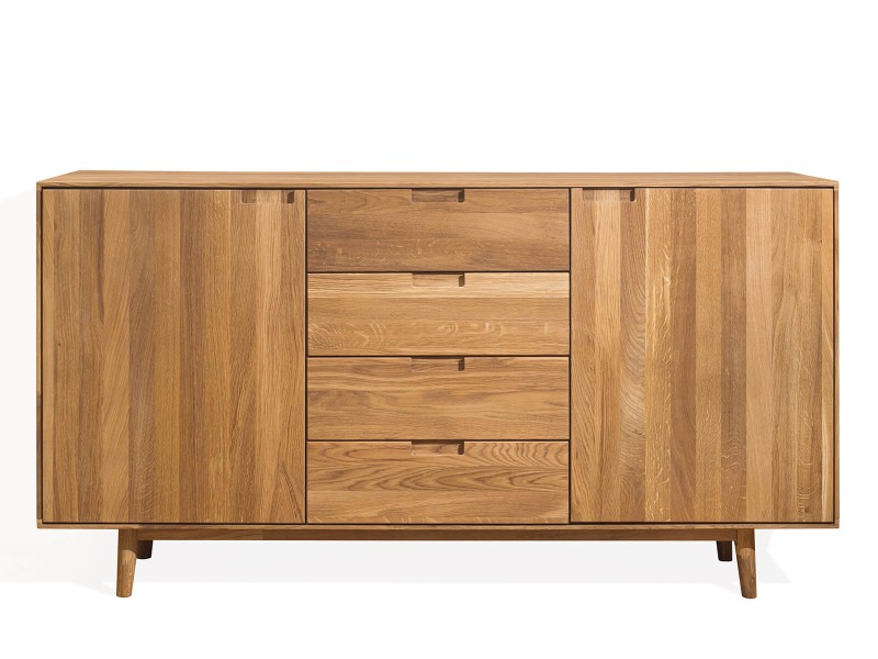 Dubová komoda 4S 2D Bergen intenzivní olej