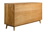 Dubová komoda 4S 2D Bergen intenzivní olej