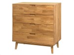 Dubová komoda 4S nr 1 Bergen intenzivní olej