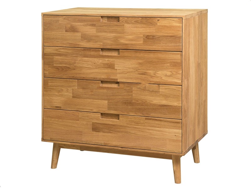 Dubová komoda 4S nr 1 Bergen intenzivní olej