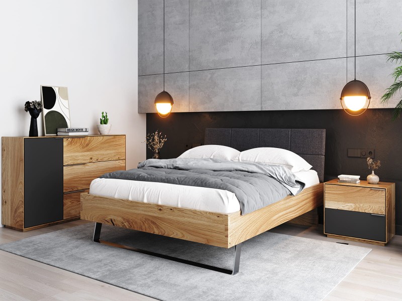 Komoda Teramo z masivního dubového dřeva