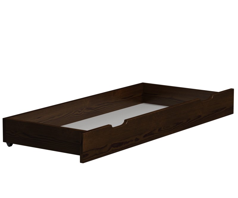 Šuplík pod postel 198 cm ořech