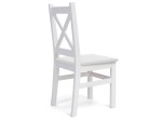 Židle z masivu č4 bílá