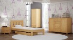 Postel z masivu 90x200 Brita borovice s roštem