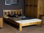 Postel z masivu 160x200 Brita dub s roštem