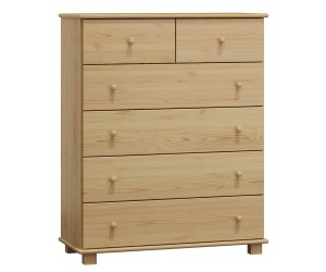 Komoda č10 hloubka 42 borovice