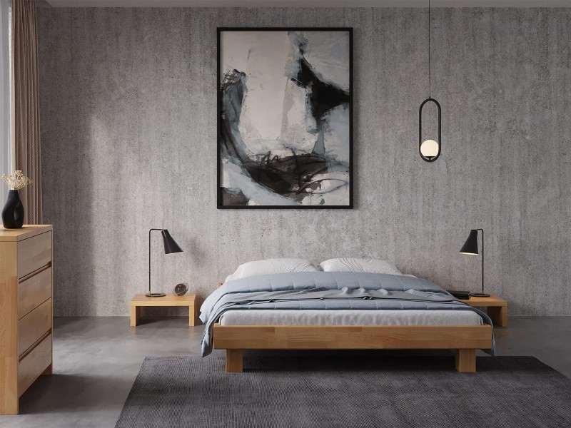 Noční stolek z bukového masivu Alicante