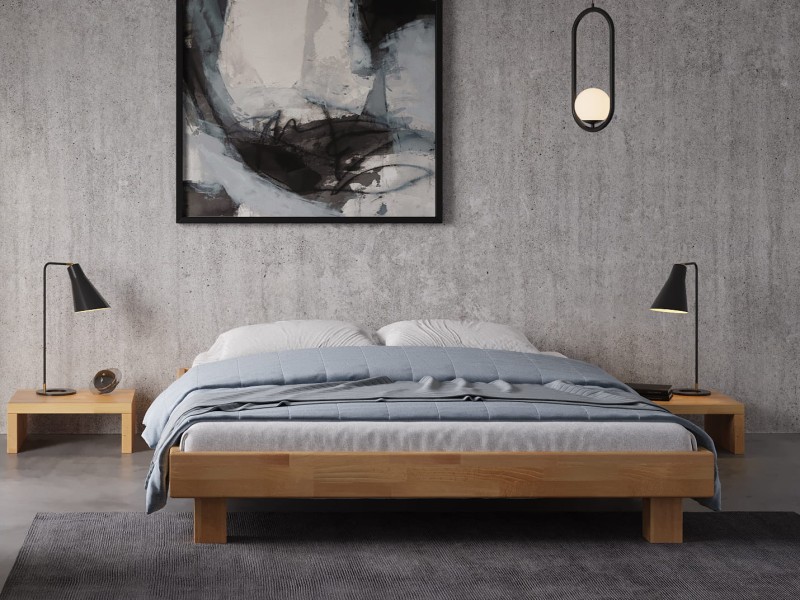 Noční stolek z bukového masivu Alicante