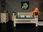 Postel z masivu 140x200 Neli borovice s roštem