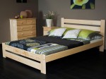 Postel z masivu 120x200 Kati borovice s roštem