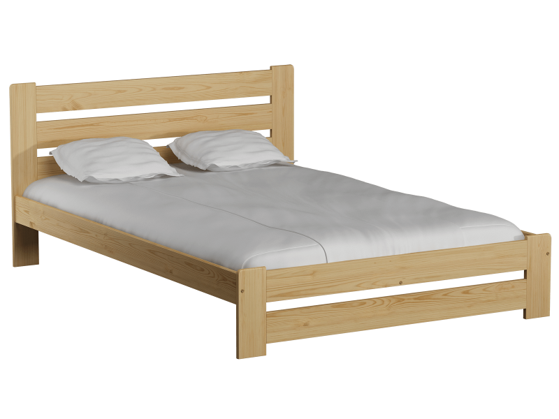 Postel z masivu 120x200 Kati borovice s roštem