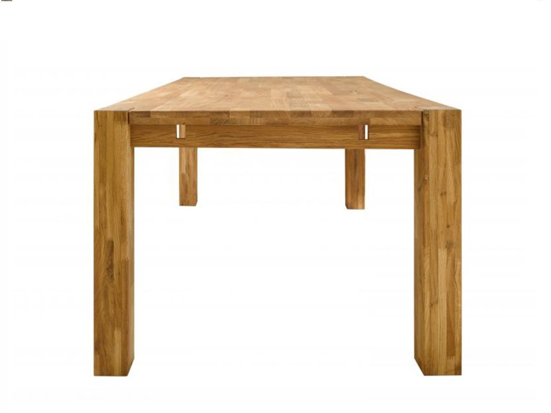 Rustikální dubový stůl 90x160-260 cm Falun olej intenzivní