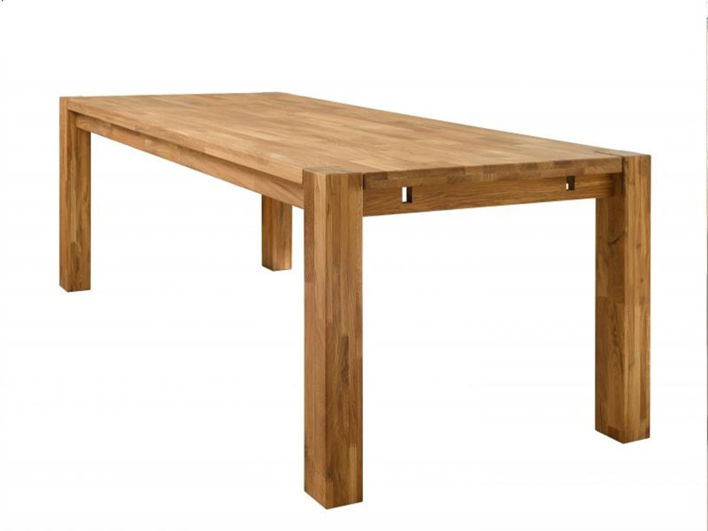 Rustikální dubový stůl 90x160-260 cm Falun olej intenzivní