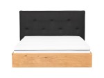 Dubová postel Portofino s rámem a úložným kontejnerem 180x200