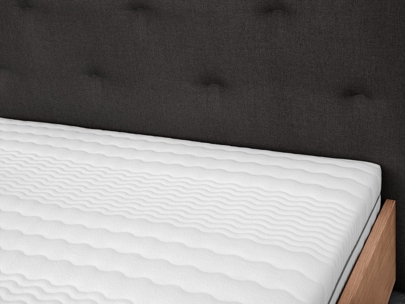 Dubová postel Portofino s rámem a úložným kontejnerem 180x200