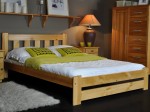 Postel z masivu 140x200 Mila olše s roštem